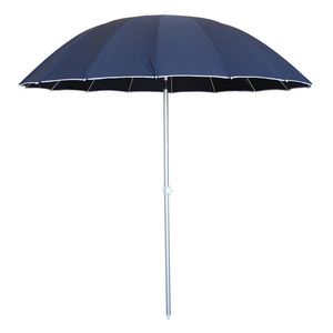 Ombrellone da Spiaggia Shangai Est in Alluminio a 16 Stecche, 2,4 m con Rinforzo in Fibra di Vetro, Ideale per Uso Esterno - Product Image 1