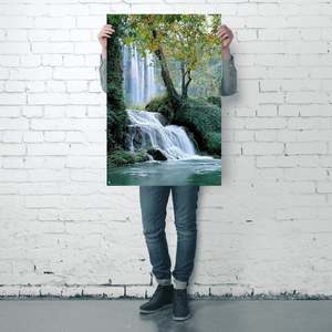 โปสเตอร์น้ำตกสมัยใหม่ ของตกแต่งผนังสุดเก๋ ทำจากกระดาษ - Product Image 4