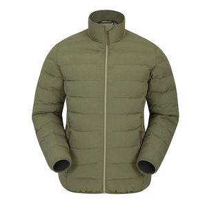 Hombre embudo cuello alto acolchado ligero resistente al agua alta calidad reversible moda packable ultra chaqueta - Product Image 5