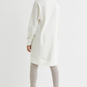 Wholesale <b>Women's</b> <b>Long</b> <b>Sleeve</b> Oversized Pullover Sweatshirt 100% Cotton Knitted <b>Sport</b> <b>Top</b> for Running - Product Image 5