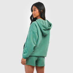 Haut à capuche pour femme, mode été, léger, en coton doux, fermeture éclair, confortable, coupe décontractée, pour les voyages en plein air - Product Image 2