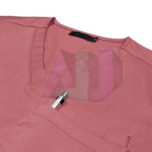 ชุดสครับพยาบาลผ้าฝ้ายสำหรับผู้หญิง ทนทาน น้ำหนักเบา เป็นมิตรกับสิ่งแวดล้อม ดีไซน์ยืดหยุ่น เหมาะสำหรับใช้ในโรงพยาบาล - Product Image 2