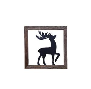 Arbre de Noël en aluminium fait à la main indien le plus vendu et finition noire de cerf dans un cadre en bois fournisseurs indiens bas prix bas quantité minimale de commande - Product Image 5