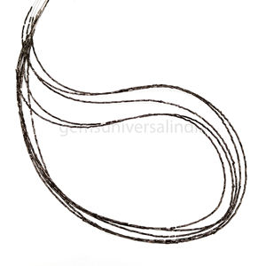 ลูกปัดสีดำธรรมชาติแบบไม่เจียระไนทรงลูกปัดสำหรับทำเครื่องประดับขนาด2-3มม. ลูกปัดเพชรสีดำหยาบแท้ขนาด16นิ้ว - Product Image 1