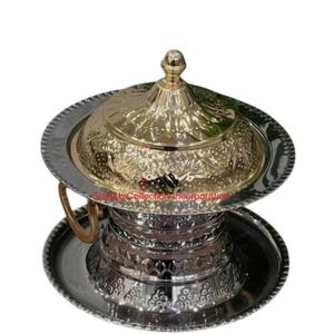 Ajwa orgánico Premium Fechas de Madinah Natural Soft Chewy Arabian Khajoor Fruta seca saludable en un elegante tazón decorativo para servir - Product Image 5