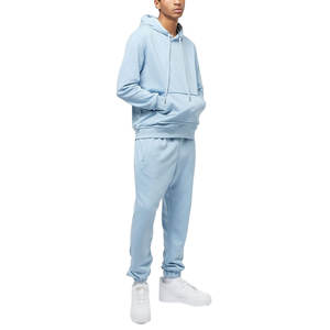 ชุดวอร์มผู้ชายแบบสั่งทำ OEM & ODM ทรงหลวม ไหล่ตก ไซส์ XL ผ้าฟลีซ พิมพ์โลโก้ ระบายอากาศได้ดี ผ้าฝ้าย 100% สีพื้น - Product Image 1