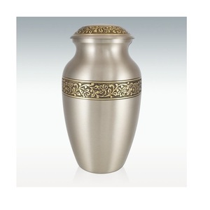 Urna Funeraria Clásica de Latón Grabada para Cenizas Humanas Adultas, Urna Conmemorativa, Fabricante Mayorista OEM, Urna Decorativa de Metal. - Product Image 4
