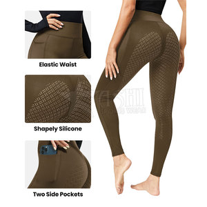 Collants cavaliers pour femmes, culottes d'équitation souples, leggings d'équitation, pantalon en silicone à siège complet, vêtements équestres, vente en gros - Product Image 6