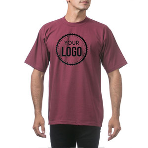Moda Streetwear pro Club Hombres Peso pesado Algodón Manga corta Cuello redondo Camiseta Logotipo personalizado Camiseta para hombres - Product Image 5