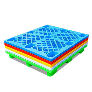 พาเลทพลาสติกแบบด้านเดียว 9 ช่อง รองรับน้ำหนักได้ 0.5 ตัน  แบบ 4 ทางเข้า  สำหรับคลังสินค้าอุตสาหกรรม  โลโก้ปรับแต่งได้  เป็นมิตรกับสิ่งแวดล้อม - Product Image 2