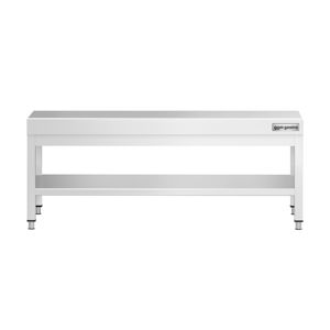 โต๊ะทำงานสแตนเลส 1400x600 มม. - พร้อมชั้นวางด้านล่าง - Product Image 3