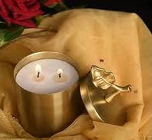 Standard Design Metal <b>Candle</b> Jar in Gold Color for Home Event Christmas Tabletop Decor Luxury <b>Round</b> <b>Candle</b> Jar - Product Image 2