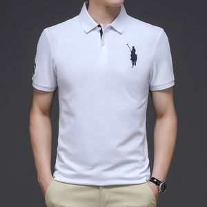 Moda Casual verano nuevo diseño hombres Polo camiseta hombres cuello alto Polo camisa manga corta Polo camisa nueva ropa - Product Image 3