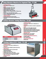Equipo de Prueba Electrónico para Materiales Frágiles EIE TC-106 ISO10545-6, para Cemento, Pavimento, Baldosas de Concreto, Cerámica, Fuerza de 5-20 kg