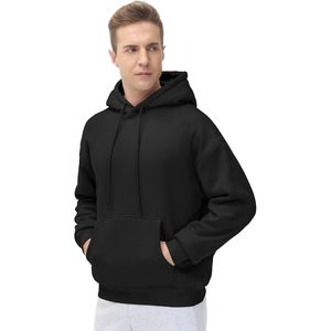 Sudaderas con Capucha para Hombre de Mezcla de Poliéster/Algodón con Cierre - Estilo Moderno para Entrenamientos en el Gimnasio y Uso al Aire Libre, Secado Rápido y Elásticas - Product Image 3