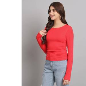 Chemisier personnalisé anti-rides confortable tissé tie dye pour femmes 2025 haut côtelé à manches longues pour pique-nique d'hiver brunchs OEM vente en gros - Product Image 6