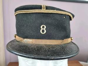 Elegant French <b>Beret</b> in Soft Pink with Pearls and Beaded Accents New Quality French Generals Kepi - Product Image 3