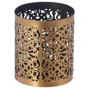Simple Creative Round <b>Tea</b> <b>Light</b> Votive Candle Holder Black Gold Color for Home and <b>Christmas</b> Lighting Decoration - Product Image 4