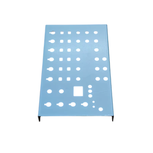 แผงติดตั้งแผ่นโลหะพร้อมปั๊มดัดแบบกำหนดเองและการเคลือบผงสำหรับระบบควบคุมการใช้งานตู้ - Product Image 6