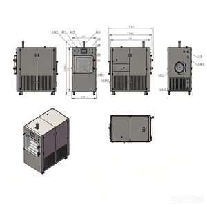 Secador por Congelación al Vacío Automático de Acero Inoxidable para Frutas, Verduras, Carne y Procesamiento de Alimentos - Product Image 6