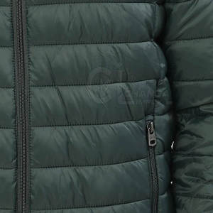 Dernier modèle de veste d'hiver à bulles pour hommes, tissu polyester/nylon, respirant et écologique, logo frontal personnalisable, couleurs personnalisables - Product Image 2