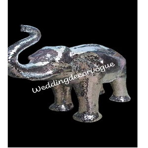 Estatua de elefante de bienvenida india, decoración de boda, estatuas de fibra para boda, estatua de elefante para boda, bienvenida - Product Image 6