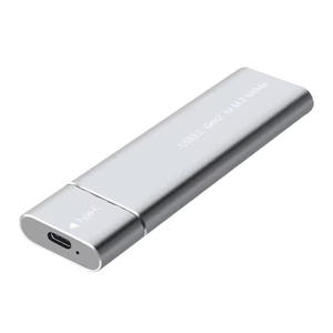 Dual Protocol SATA NVMe HDD Enclosure Aluminum Alloy USB 3.0 & Type-C M.2 <b>SSD</b> Case 2TB Capacity <b>External</b> NVMe HDD in Stock - Product Image 3