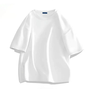 Camisetas de Algodón 100% Gruesas y Pesadas de Diseño Personalizado, Unisex, Talla Grande, Hombros Caídos, Cuello Redondo, Camisetas de Hombre Más Vendidas - Product Image 4