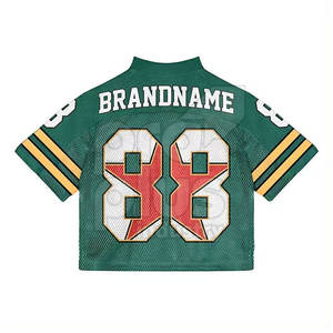 Camiseta Deportiva Retro de Hockey y Fútbol para Hombre, Transpirable, Talla Grande, Manga Corta, Diseño Atlético Vintage, Estilo Retro de Equipo - Product Image 2