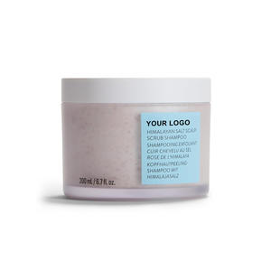 Gommage pour le cuir chevelu à la menthe poivrée biologique, marque privée du fabricant, traitement à l'huile de noix de coco et d'argan, végétalien - Product Image 1