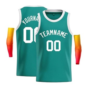 Conjunto de camiseta de baloncesto con combinación de colores impresa por sublimación completa personalizada ropa de baloncesto bordada cosida - Product Image 3