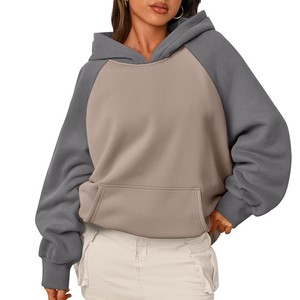 Sudadera con Capucha de Invierno al por Mayor, Diseño de Logotipo Personalizado, Color Sólido, Ropa de Exterior, Estilo Moderno con Hombros Caídos, Unisex para Mujer - Product Image 1