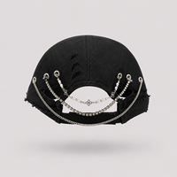 Gorra de Béisbol Vintage de Lujo, Personalizada con Logotipo Bordado en 3D, Cierre Metálico Ajustable
