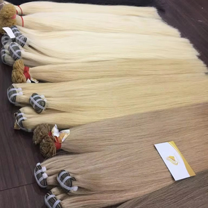 ต่อผมแท้ ใหม่ 2024 สำหรับผมเวอร์จิ้นเรมี่ สีอ่อน เนียนตรงเป็นลอน ความยาว 8-32 นิ้ว ต่อผมจากเวียดนาม - Product Image 1