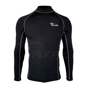 Al por mayor diseño personalizado hombres Rash Guard Pakistán fabricación color sólido hombres Rash Guard para adultos - Product Image 1