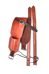 Accesorio de ropa ecuestre personalizable de piel Premium Western Horse Cinch Flank Back Girth para equitación occidental - Product Image 2