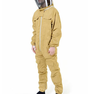 Trajes de apicultura con capucha de algodón de calidad superior última llegada ajustable para hombres y mujeres transpirable para uso de seguridad - Product Image 3