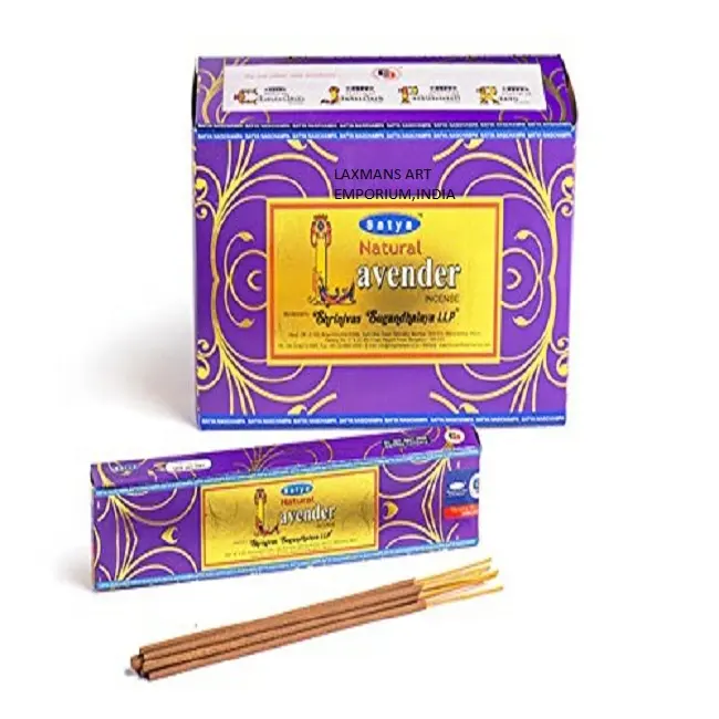 Yeni popüler koku Satya marka doğal serisi el haddelenmiş tütsü çubukları toptan hindistan