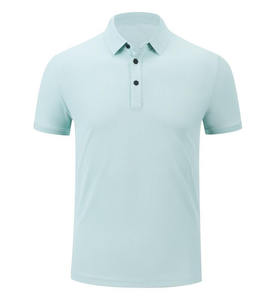 Vêtements de travail d'été à manches courtes avec logo personnalisé OEM, tissu gaufré respirant pour polo pour hommes, conception de logo d'entreprise d'usine - Product Image 6