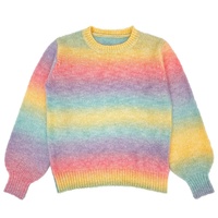 Pull en maille respirant pour femme, col rond, manches longues, en polyester, service OEM