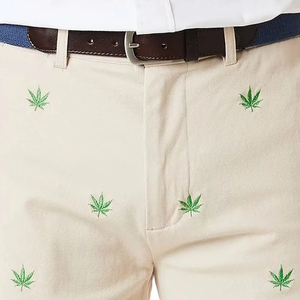 Best Price Fashionable <b>Men</b> Embroidered <b>Shorts</b> Customized Material Comfortable Fit Casual Style Solid <b>Pattern</b> Lightweight Canvas - Product Image 6