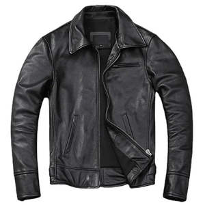 Chaqueta de Motociclista de Moda para Hombre, de Invierno, Estilo Slim, Transpirable, Gruesa, de Lona de Poliéster/Algodón Marrón Vintage 2025, de Primera Calidad - Product Image 5