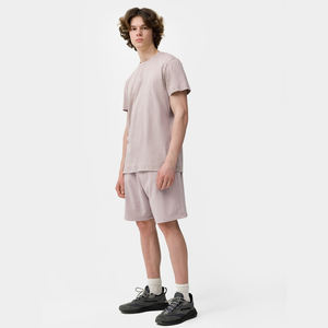 2025 <b>Men's</b> Cotton Acid Washed Knee-Length <b>Shorts</b> Heavy French Terry <b>Elastic</b> <b>Waistband</b> Comfort Drawstring Custom Logo Hip Hop - Product Image 5