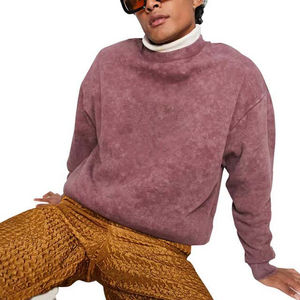 Sudadera de lavado ácido de gran tamaño para hombre de alta calidad, uso informal, patrón impreso, precio al por mayor para el suministro de ODM de invierno - Product Image 4