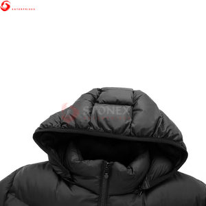 Chaqueta Acolchada para Hombre con Capucha y Cremallera, Informal, de Alta Calidad, al Mejor Precio, al por Mayor, Cortavientos, Ecológica, para Invierno - Product Image 4