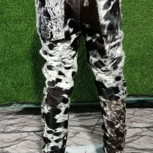 Pantalons en cuir de vachette de qualité supérieure pour hommes, vente en gros, couleur unie, très demandés - Product Image 6