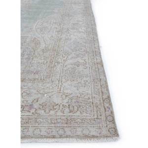 Alfombras de Lana Azul Vintage Hechas a Mano Pae-1654, Rectangulares con Medallón, Patrones Abstractos de Patchwork para Uso Doméstico, para Sala de Estar y Dormitorio - Product Image 4