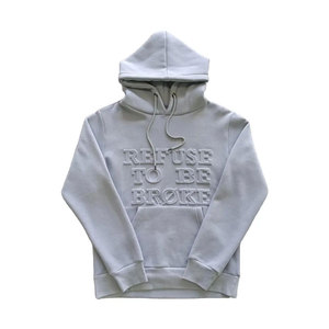 Sudadera con capucha en relieve para hombre ligera personalizada profesional para la temporada de invierno técnicas teñidas lisas - Product Image 1