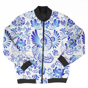 Low Price High Quality Custom Logo Printed Front Men's Hooded Winter Bomber Jacket Plus Size Breathable Eco-Friendly - Product Image 1