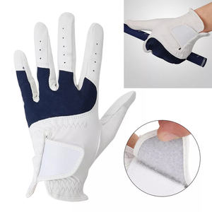 Gant de golf en cuir Cabretta de qualité supérieure pour hommes, respirant, de haute qualité, pour les sports d'hiver, de couleur blanche. - Product Image 2